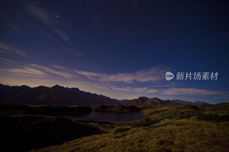 Alpe d'Huez 夜空